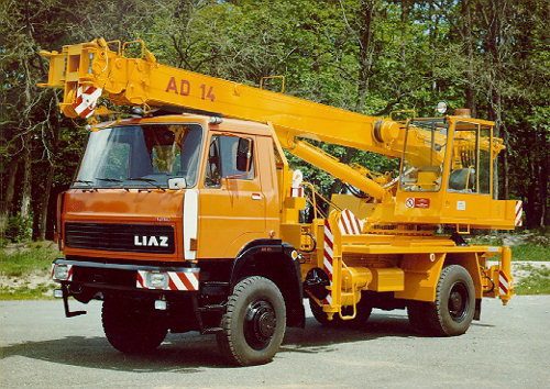 Autožeriav TATRA LIAZ ČKD AD14